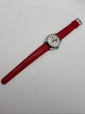 Vintage Bradley Red Mickey Mouse Watch